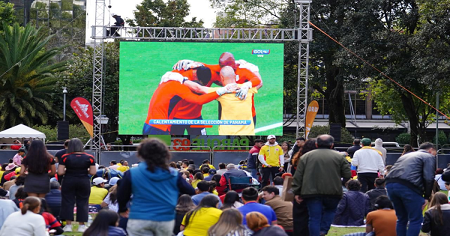 GRAN FINAL DE LA COPA AMÉRICA EN PANTALLAS GIGANTES EN BOGOTÁ